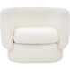 Valence Maya White Armchair